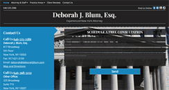 Desktop Screenshot of deborahjblum.com